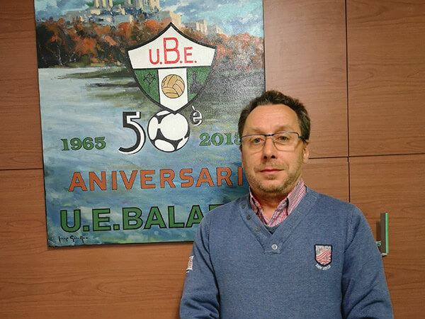 UEBalafia B futbol inclusiu president Francisco